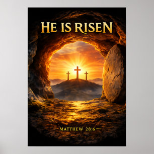 Han är uppstånden poster