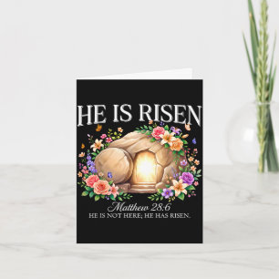 Han är uppstånden religiös kristen påsk jesus för kort