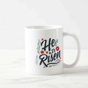 Han är Uppstånden Religiös Påsktröja Uppståndelse  Kaffemugg