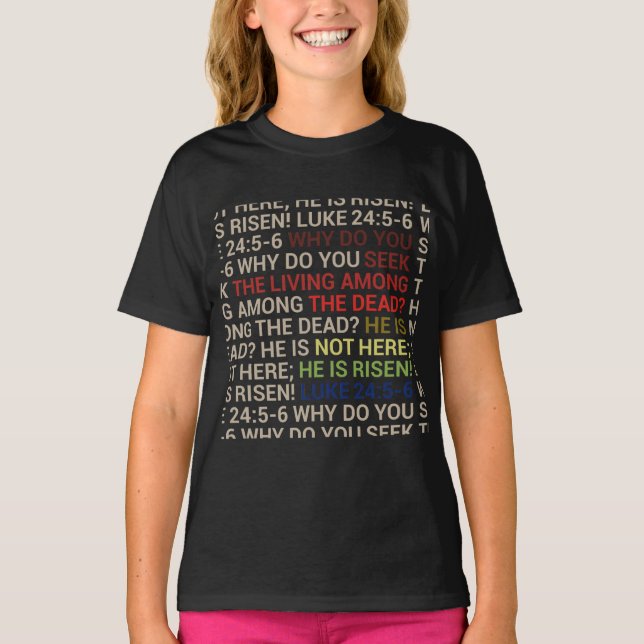 Han är uppstånden t shirt (Framsida)