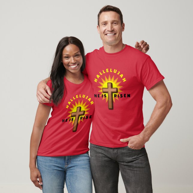 "HAN ÄR UPPSTÅNDEN" T-Shirt (Unisex)