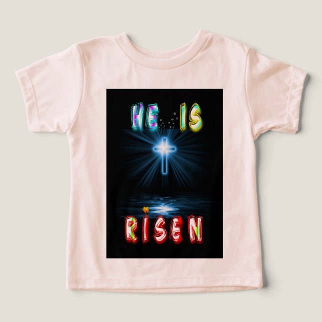 Han är uppstånden t shirt (Design Framsida)