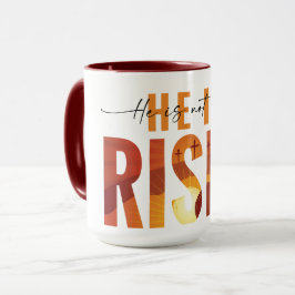 Han är uppstånden Tro Kristet evangelium kaffemugg