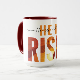 Han är uppstånden Tro Kristet evangelium kaffemugg