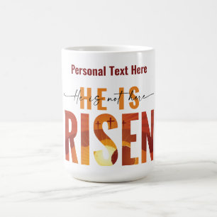 Han Är Uppstånden Tro Personlig Text Kaffe Mugg