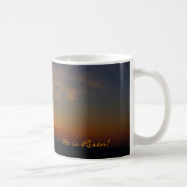 Han är uppstigen! kaffemugg