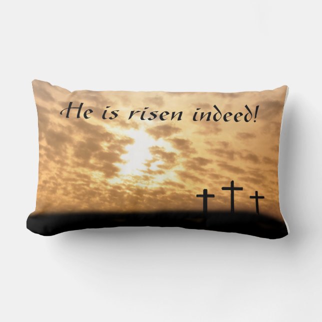 Han är uppstigen sannerligen! Kudde (Framsida)