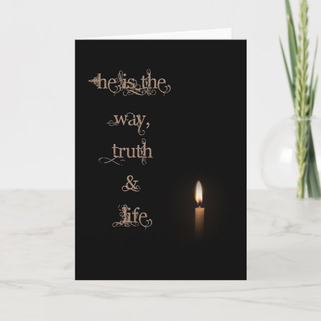 Han är vägen, sanningen och livet kort (Framsida)