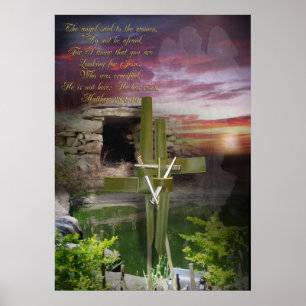Han är vuxen, Påsk religiösa konst Poster
