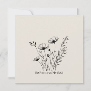 Han återställer min själ minimalistisk design