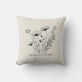 Han återställer min själ-minimalistiska design kudde