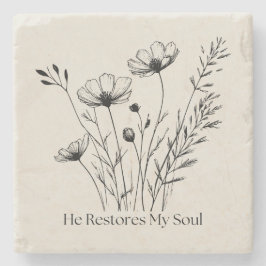 Han återställer min själ-minimalistiska design stenunderlägg