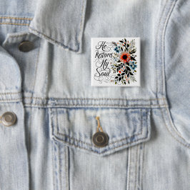 Han återställer min själs blomster knapp