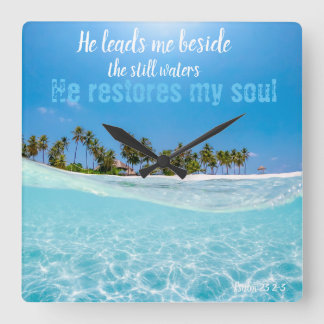 Han återställer min södra klocka, Ocean Vatten Fyrkantig Klocka