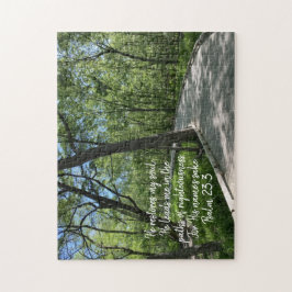 Han återställer min sol Bible Verse Scripture Pussel