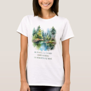 Han återställer min Soul T-shirt - Bära din tro