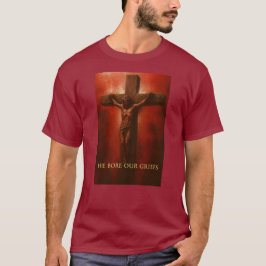 ✝️ Han Bar Våra Sorger - T-Shirt