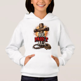 Han betalade allt – Cross & Nail kristen tro T Shirt
