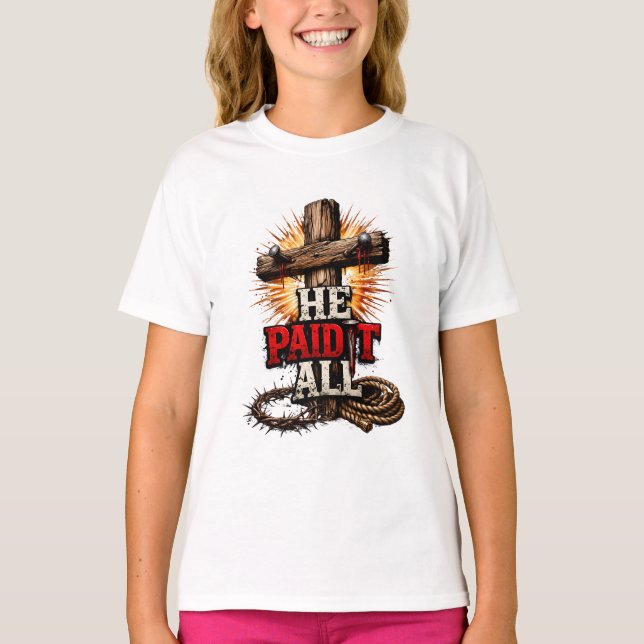 Han betalade allt t shirt (Framsida)