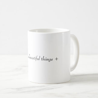 Han brygger vackra saker kaffemugg