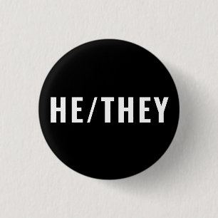 Han de Gender Pronounouns white and black simple Knapp