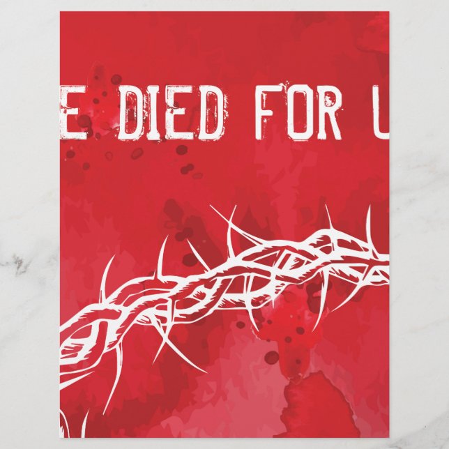 Han dog för oss (Framsida)