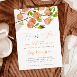 Han eller hon bjuder in Gender Reveal Party-inbjud Inbjudningar