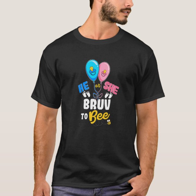 Han eller hon Bruv att bli bästa bror... T Shirt (Framsida)