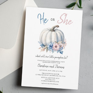 Han eller hon Gender Reveal Party Inbjudningar