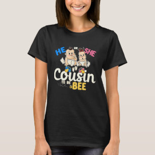 Han eller hon kusin till Bee Gender Reveal Family T Shirt