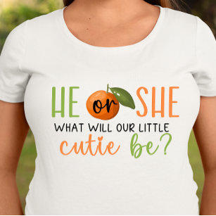 Han eller hon, lille Cutie Gender avslöjar T-shirt