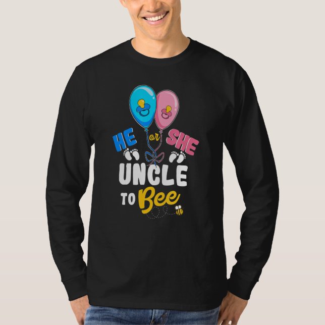 Han eller hon morbror att vara bäste morbror. t shirt (Framsida)