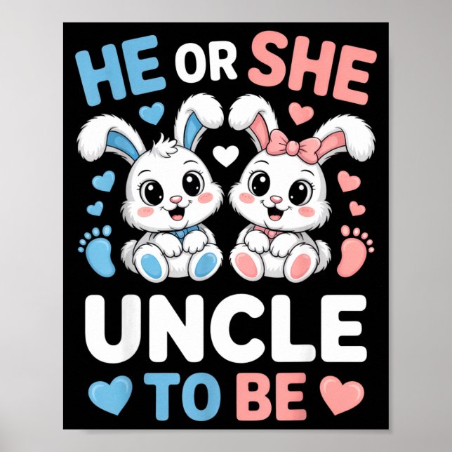 Han eller hon morbror att vara rolig könsbestämnin poster (Framsidan)