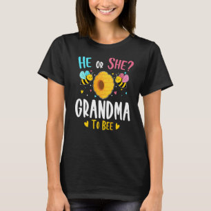 Han eller hon mormor att vara Gender för att visa T Shirt