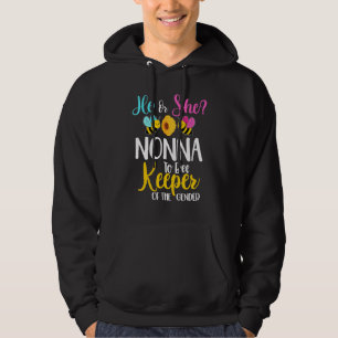Han Eller Hon Nonna Att Vara Köns Avslöjande Bebis Hoodie