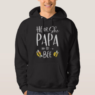 Han eller Hon Pappa Att Bli Ny Farfar Att Vara Hoodie