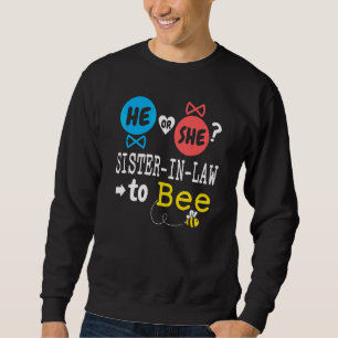 Han eller Hon Svägerska Att Vara Könsuppenbarelse  Lång Ärmad Tröja