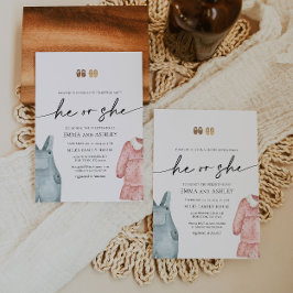 Han eller hon tar emot inbjudan till Gender Reveal