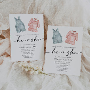 Han eller hon tar emot inbjudan till Gender Reveal