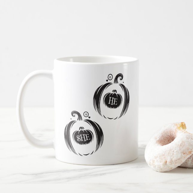 Han eller hon.. vad vi ska göra.. kaffemugg (Med munk)