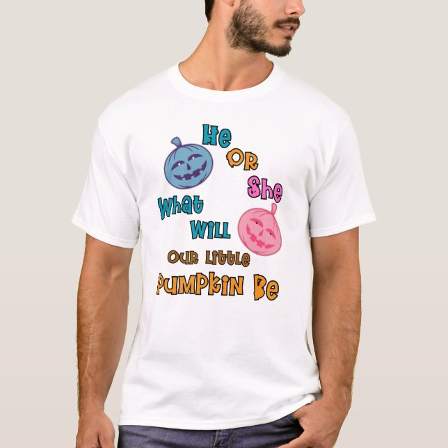 Han eller hon.. vad vi ska göra.. t shirt (Framsida)