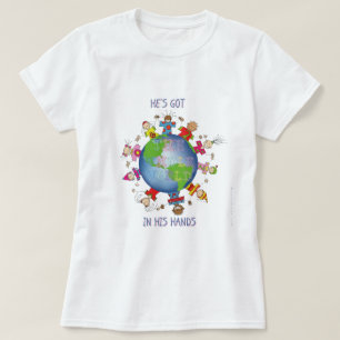 Han fick den hela världen i hans händer t-shirt