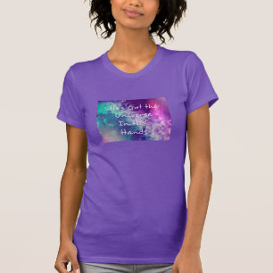 Han fick Universen i hans händer T-shirt