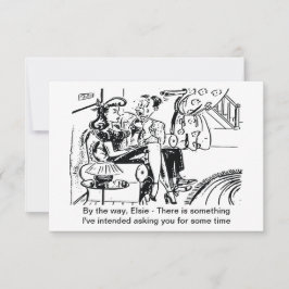 Han Frågade Om Hon Ville Gifta Sig, Roligt Spara Datumet