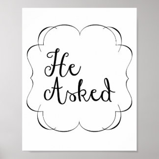 Han frågade.. poster