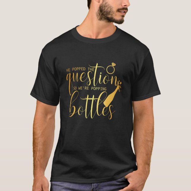 Han Frågade Så Vi Spränger Flaskor Br T Shirt (Framsida)