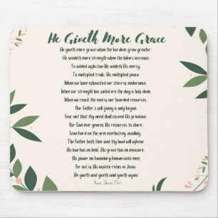 Han gav mer Grace Mouse Pad Musmatta
