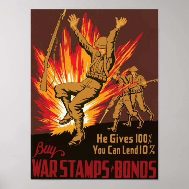 Han Ge 100% ~ Du kan låna ut 10% Poster (Framsidan)