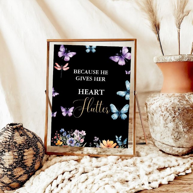 Han ge mig Butterflies Wildblommes Möhippa Poster (Skapare uppladdad)
