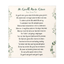 Han ger mer Grace Anteckningsblock